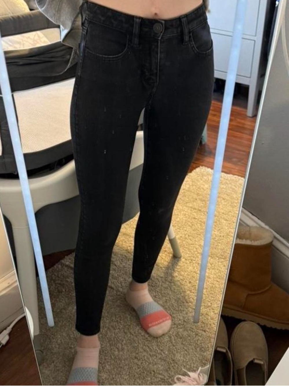 American Eagle Outfitters Black High-Rise Skinny Jeans